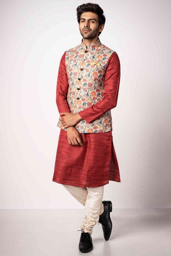 Waistcoat kurta set